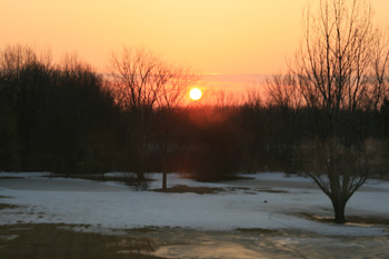 Wintery day in April