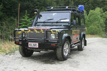 Landrover with snorkel