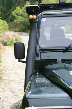 Landrover with snorkel