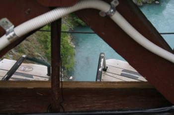 Bungee jumping at Kawarau Bridge