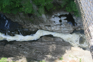 Suspension bridges at Canyon Ste-Anne