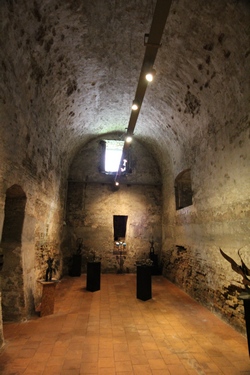 Inside the western tower of the St. Waburga Church
