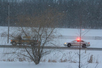 Police in action