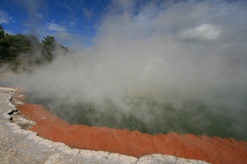 Thermal area in New Zealand