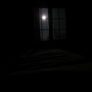 The moon shined so brightly that nio light was needed in the room