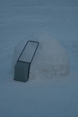 This igloo has nothing to worry about