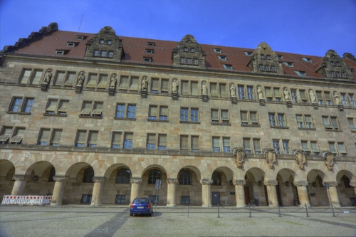 The courthouse in Nurnberg, Germany where Nazis were condemned