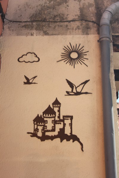 wall paintings in Kayserberg, France