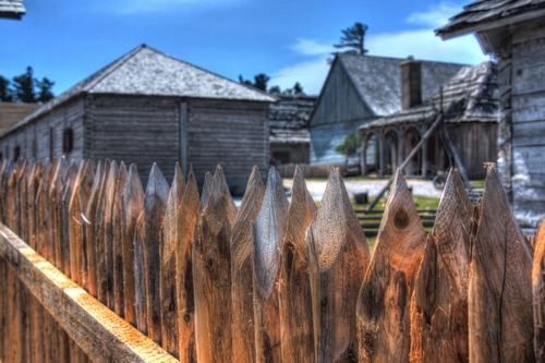 A military fortress in Mackinaw