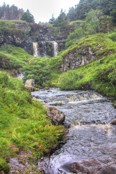 The creek-turned-river near the Faerie Pools