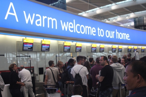 Waiting for gour hours at terminal E