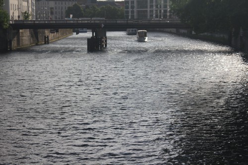 The Spree river in Berlin