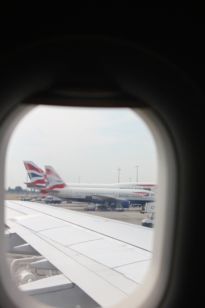 Finally in a plane!