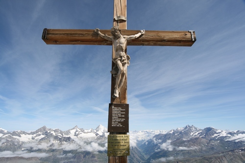 Cross on the Matterhorn