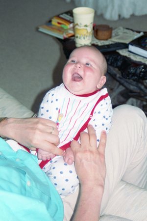 The joy of having a baby