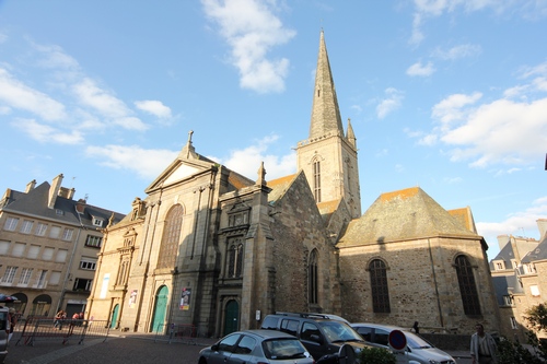 The church bell tower of St. Malo