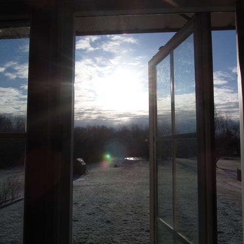 Open window to the light