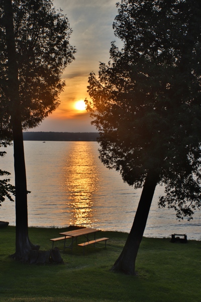 Sunset at the Thousand Islands