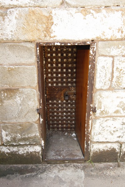 In prison