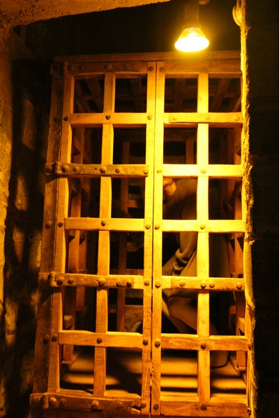 A prison cell in Mont St. Michel