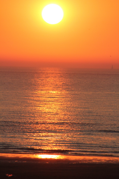 Sunset at Ostend, Belgium