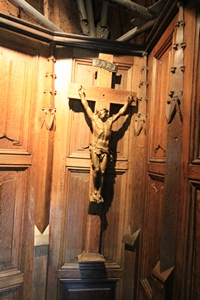 One of the chapels in the old oak tree
