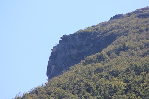 What remains of the Old Man of the Mountain