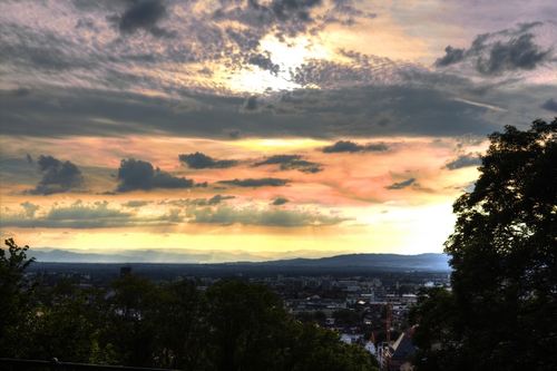 Sunset on Freiburg